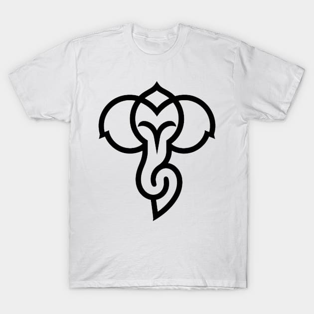 Indian god ganesha T-Shirt by Spaceboyishere